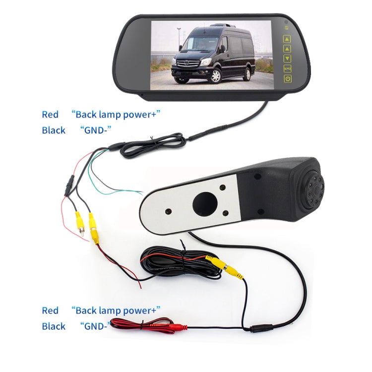 PZ475 Car Waterproof 170 Degree Brake Light View Camera + 7 inch Rearview Monitor for Volkswagen Crafter, PZ475 + 7 inch Rearview Monitor PZ475 Car Waterproof 170 Degree Brake Light View Camera + 7 inch Rearview Monitor for Volkswagen Crafter, PZ475 + 7 inch Rearview Monitor